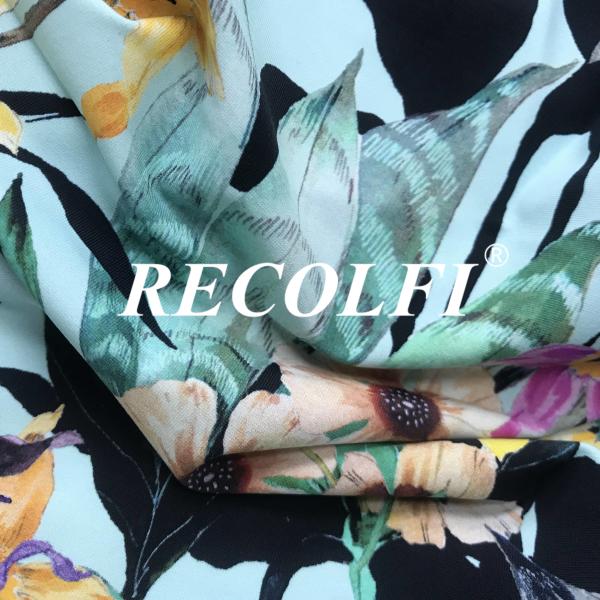 Bikini Recycled Material Fabric , Repreve Recycled Polyester Friedmans Uk Ink Jet Printing