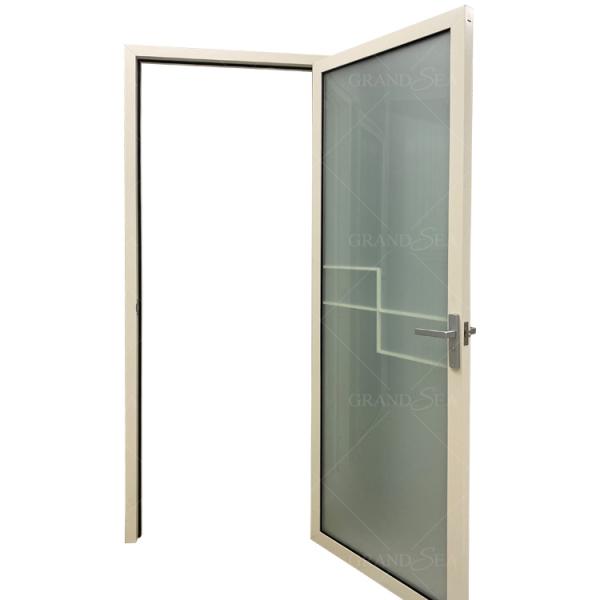 Jamaica Lt Gold Moisture Proof Seal Strip Entry Bathroom Toilet Security Shower Interior Swing Glass Aluminium  Door