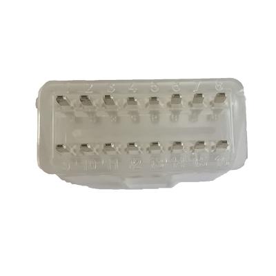 O ouro masculino do fabricante OBD2 da fonte chapeou a tomada do OBD do conector do adaptador