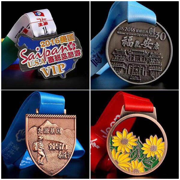Track Field Metal Commemorative Medals Marathon Gold Silver Bronze Event Medals