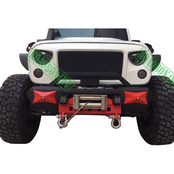 Front Bumper 4x4 Winch Bumper for Wrangler jk 4x4 Bumper Wrangler jk BLACK FRONT BUMPER FOR JEEP WRANGLER SPLIT STYLE