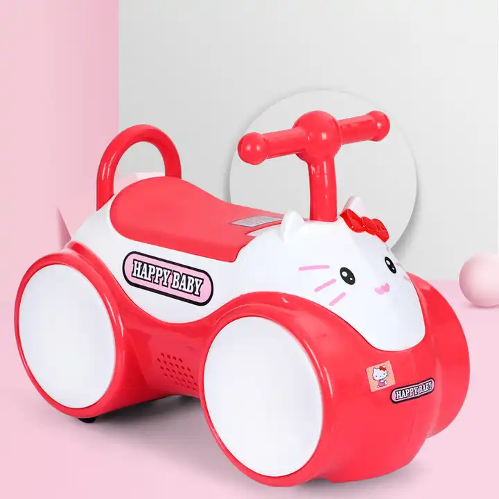 Cartoon Style Kids Ride On Cars Kids Swing Car Slip Resistance