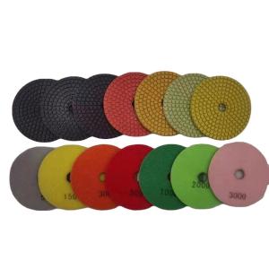 Pad de Polir Molhado de 125 mm para Polir Granito Mármore Pedra Chapa Pads de