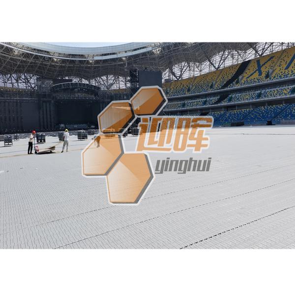 Plastic PP Portable Modular Event Deck Protect Grass Floor Outdoor Temporary Flooring for Event