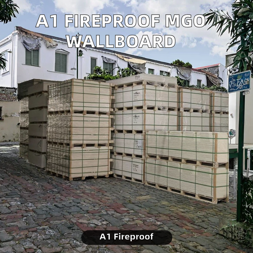 Modern Eco-Friendly A1 Fireproof Water-Resistant Sound Insulation Exterior Wall Partition Magnesia Board XF WYR053 1 Year