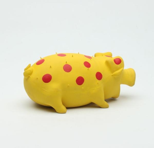 Cheap Eco-friendly Latex Grunting squeaky pig toys for dog pet toys
