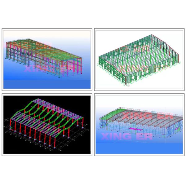 high strength Steel Frame Workshop Buildings snow Resistant Customizable design