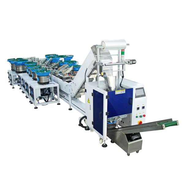 m4 m8 Screw Horizontal 10 Drums Film Screw Fastener Hardware  Counting Packaging Machine