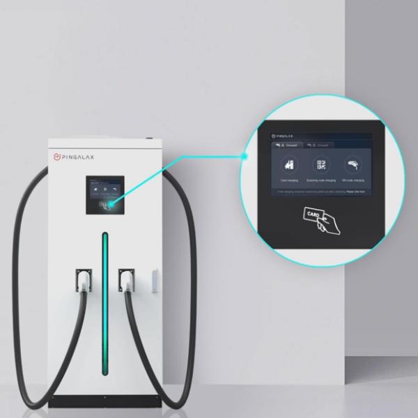 Estação de carregamento rápido de veículos elétricos com função de controlo remoto 60 kW-240 kW opcional