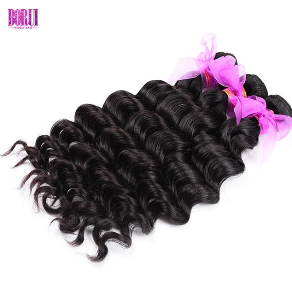 Cuticle Aligned Indian Human Hair Extensions 10A Grade No Shedding Soft