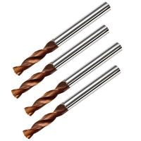 Bocado de broca contínuo do carboneto das flautas 8mm do carboneto de tungstênio 2 para o aço