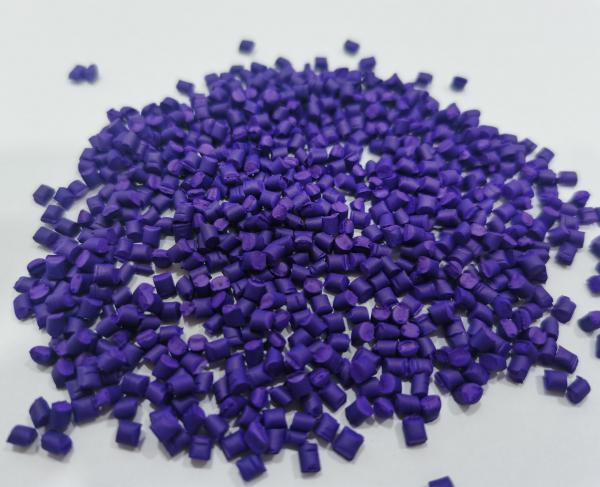 Violet Purple Plastic Masterbatches LDPE Carrier Hdpe Recycled