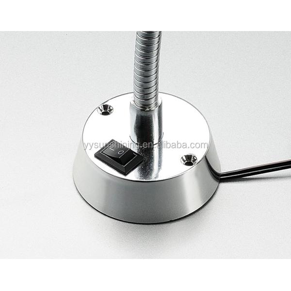 Hotel Bedside LED Reading Lamp 80 Ra Color Rendering Index 20000 Hours Working Time