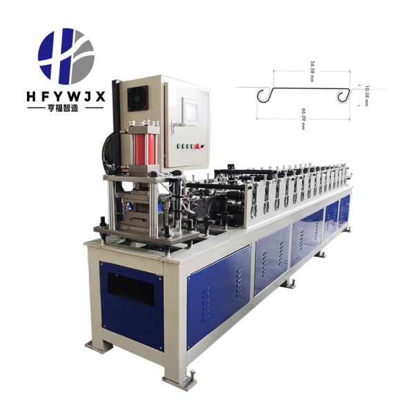 Automatic Slat Roller Shutter Door Forming Machine Gear Transmission With Hydraulic Pump Power 4kw