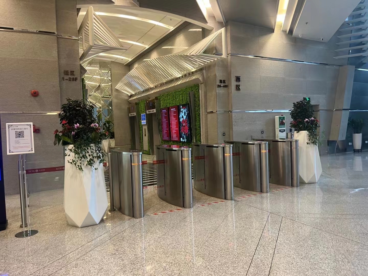 Scenic Area Pedestrian Flow Management Sliding Gate Turnstile
