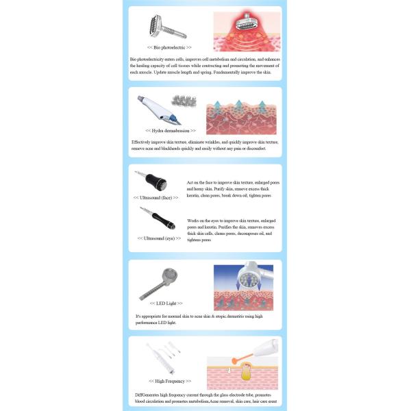 14 en 1 machine de peeling à jet d'oxygène multifonctionnelle pour les soins de la peau