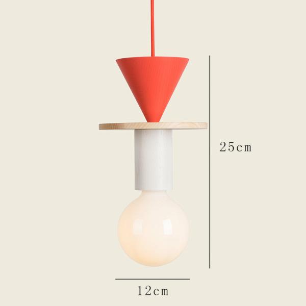 Nordic Lamp Wood LED Pendant Lights Kitchen Home Decor mini pendant lamp(WH-AP-595)