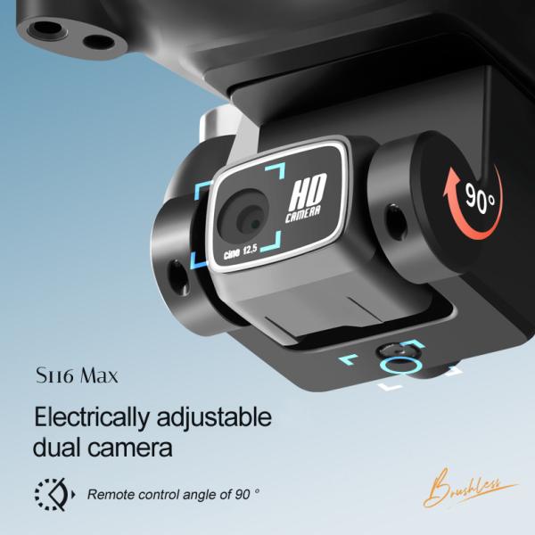 BLACK S116 Drone 4k Drones GPS Profissionais Com Câmera HD 8k Câmera Rc Helicóptero 5G WiFi Fpv Drones Quadcopter Brinquedos
