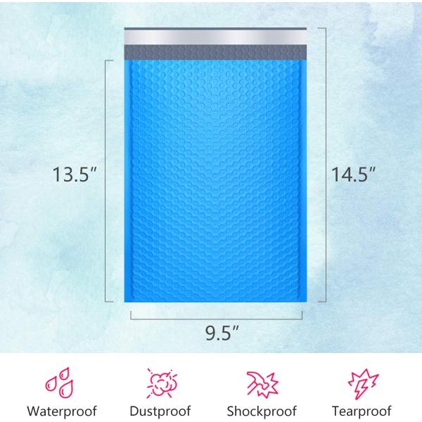 TSCX Mailer Bubble Pouch Poly Bubble Bags Mailers Packing Envelope Blue Bubble Mailers