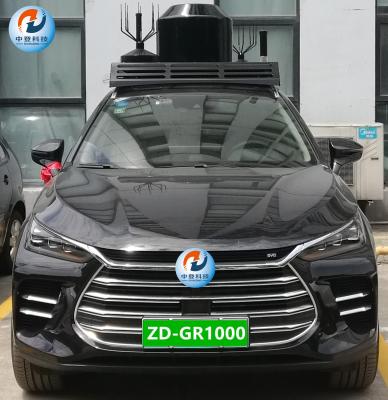 1000W Vehicle Cell Phone Jammer 500m Jamming Radius With Walkie Talkie Bands