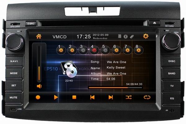 Hot selling! car media player for Honda CRV 2012 with car gps navigation OCB-8033