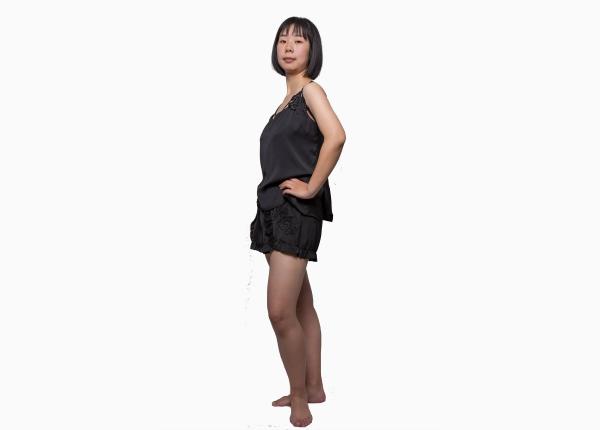 Sexy Silky Stylish Womens Satin Pyjamas Ladies Sleeveless Top and Wide Ruffled Pant