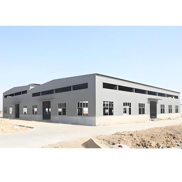 Steel Structure CNC Machining Precision Workshop 30m x 60m x 9m Temperature Controlled Steel Frame Building