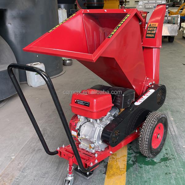 240KG Hand Push Diesel Tree Branch Shredder for Rice Poles and Crop Straw