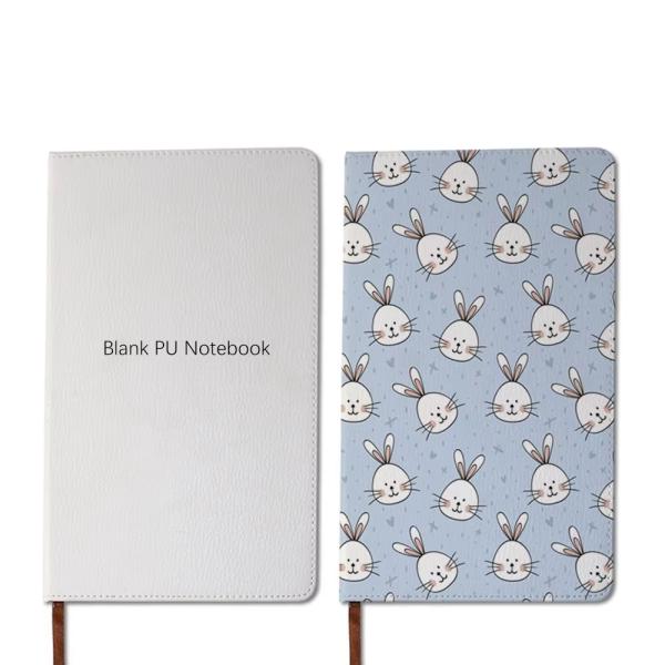 Leather Sublimation Blank Journal Custom Full Size Printing Logo Sublimation Journal Notebook