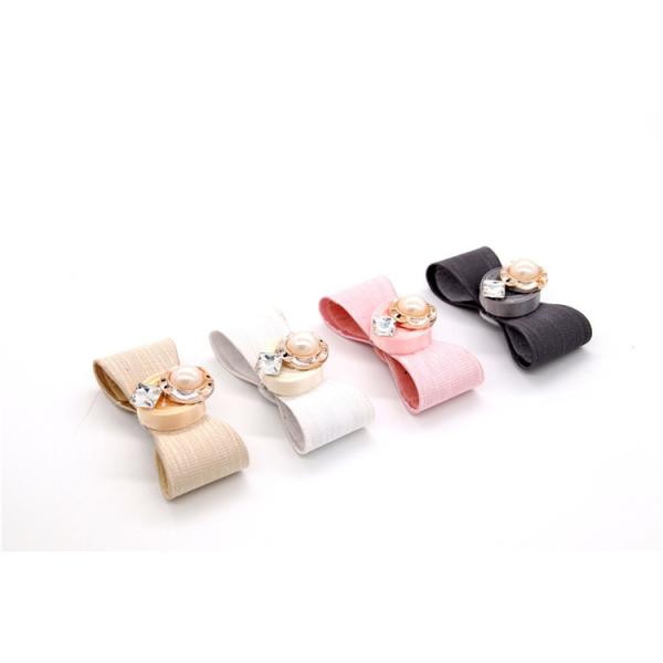 Ribbon coloured bow-tied shoe flower,Handmade footwear ornaments and flower Thread ribbon Beige ,white,black,red ,blue