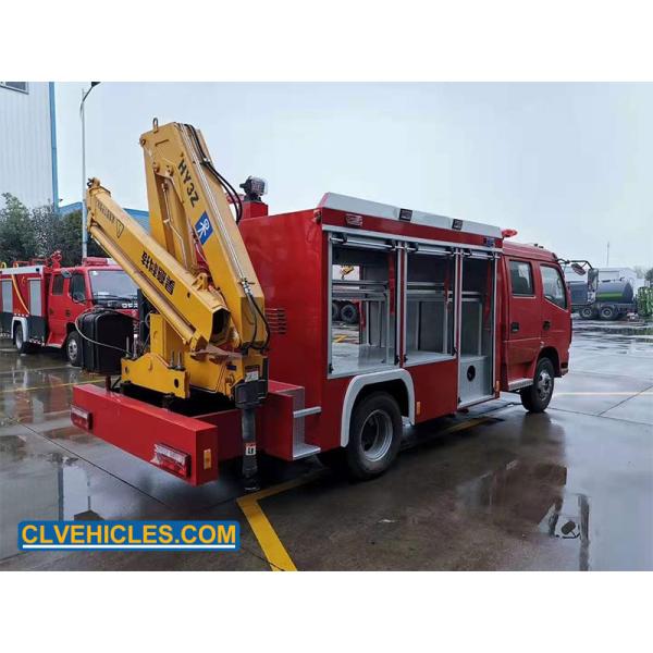 600P 130hp ISUZU Fire Fighting Emergency Rescue Truck Diesel Engine