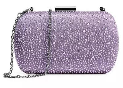 Full Body Durable Purple Evening Bag Formal Style With Different Size