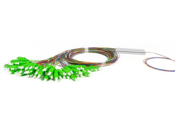 1x2 1x4 1x8 1x16 1x32 1x64 Fiber Optic PLC Splitter With SC Connector Optical Fiber Splitter