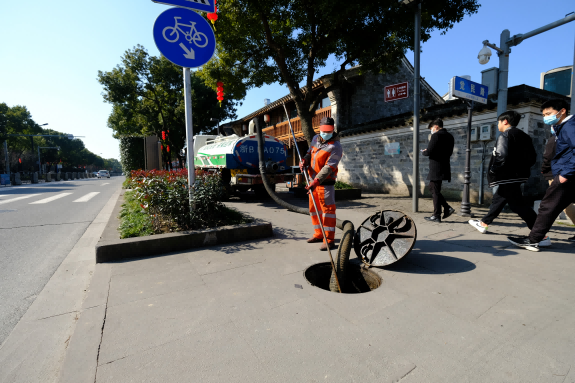 4m3 7.3tons Sewage Suction Truck For Municipal Sanitation ZBJ5070GXWC