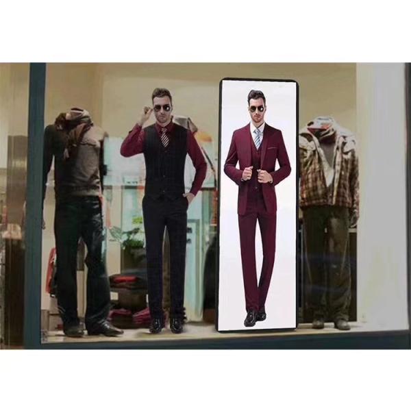 Shopping Mall 640x1920mm P2.5 Poster LED Display Wireless Control For Advertising