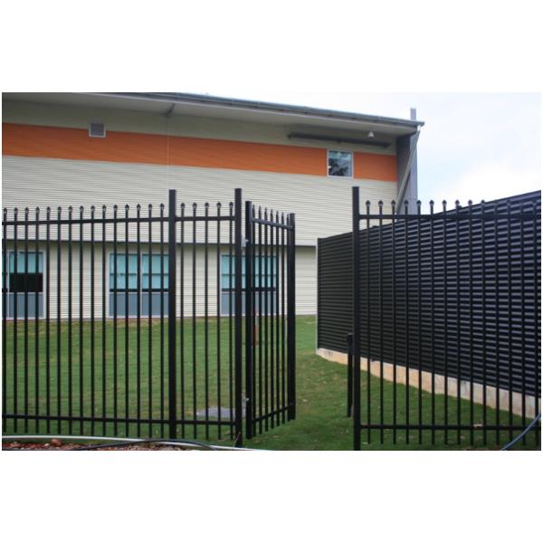 Spear Top Steel Single Gates , 1.8mx2.4m Fencing Tubular Steel