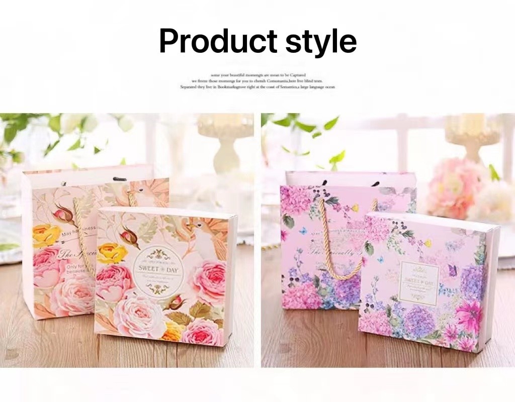 230GSM Scrunchie повторно используют бумажную подарочную коробку 18*17*7.3 цвета слоновой кости подарочной коробки складную