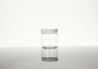 pot en plastique de rond rechargeable vide de l'espace libre 100ml avec les couvercles et les labels BPA libres