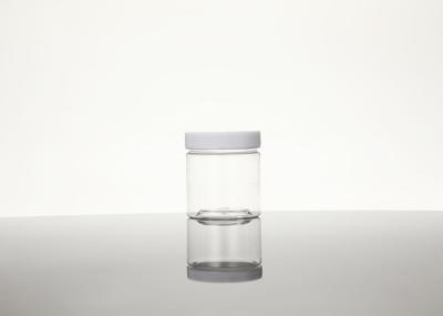 frasco plástico do círculo recarregável vazio do espaço livre 100ml com as tampas e as etiquetas BPA livres