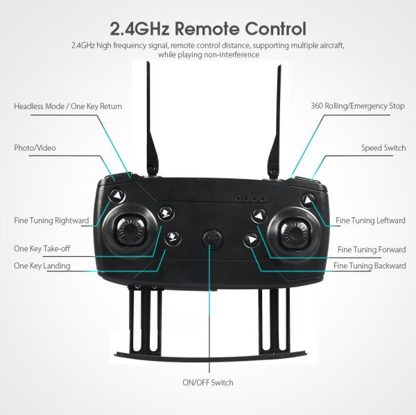 Drone de Emergência de Busca e Resgate 3 eixos Gimbal 4k Drone com ecrã LCD
