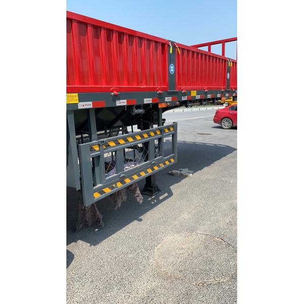 10m Car Axle CIMC Truck 3-Axle Fence Cargo Semi Trailer with Side Wall