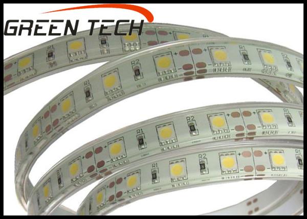 Warm White 12 Volt Outdoor Led Strip Lighting For Advertisement Sign Lighting