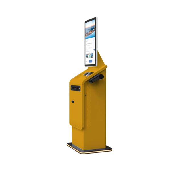 27/32 Inch Self Service Payment Terminal Kiosk with Touch Screen and Automatic Cash Currency Exchange