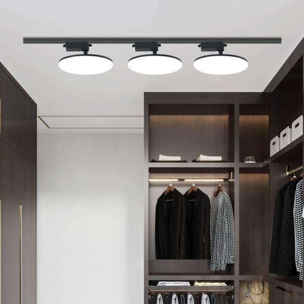 LED Track Light Spotlight Scattered Light Shop Commercial Rail Type Fill Light Clothing Store Live Room Three-Tone