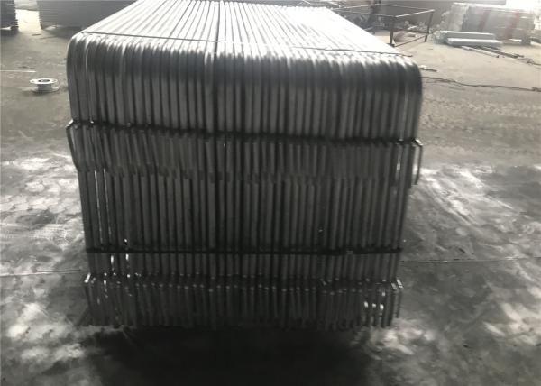 Hot Dipped Galvanized Crowd Control Barriers 1090mm x 2500mm 14 microns hdg pre-galvanized cold zinc painted at welds