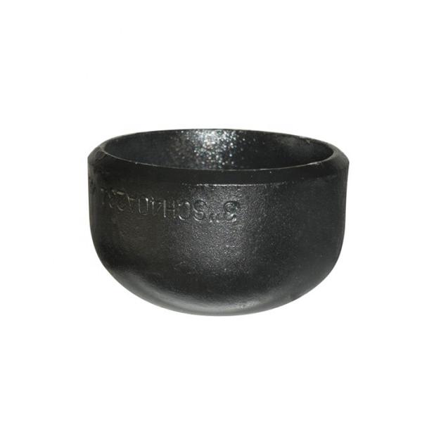 DN15 Weldable Black Steel Pipe Cap SS400 DIN2605 Elliptical Dished Seal Head