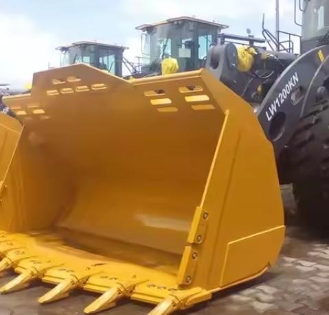 XCMG 12 toneladas LW1200KN carregador de rodas pesado usado alta eficiência operacional
