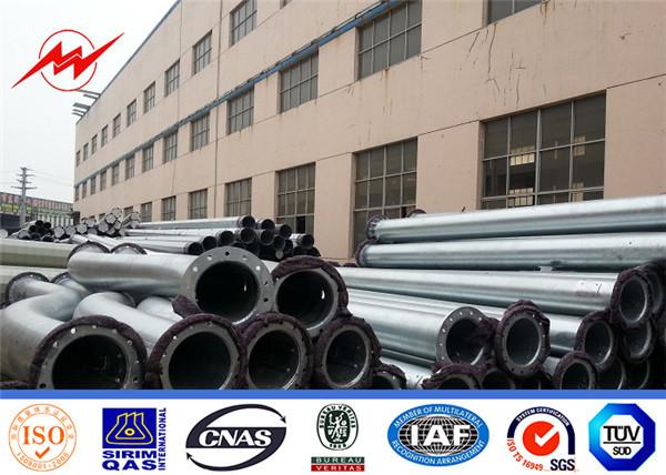 33 Kv Double Circuit Transmission Line Poles For Power Distribution Line Project
