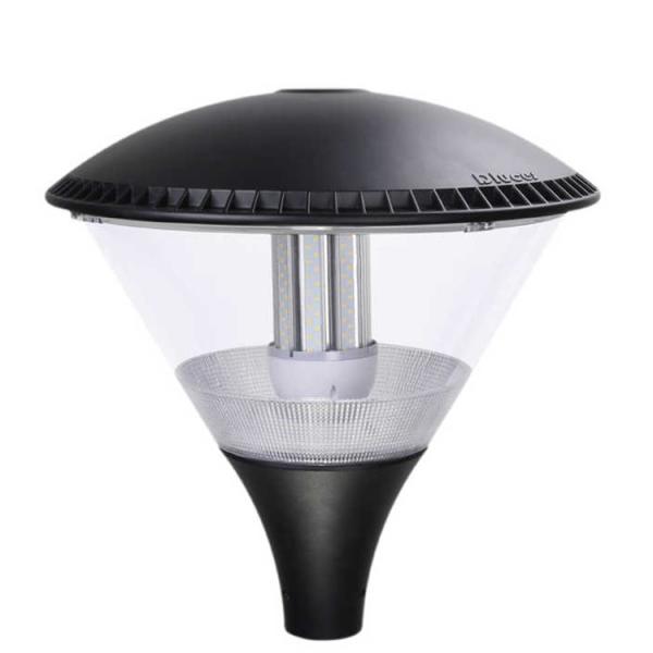 AC 85-265V Voltagem de entrada 15W 70W Iluminação LED de poste superior para estrada de estacionamento de paisagem