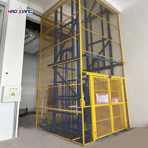 Outdoor Workshop Hydraulic Cargo Lift 500kgs Small Freight Elevator